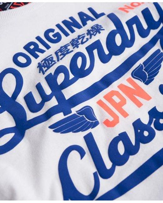 Superdry Blue Icarus Duo Reworked Classics T-Shirt Optic