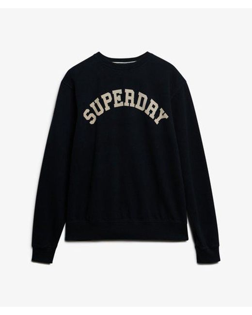 Superdry Blue & Co Athletic Essentials Slouchy Sweatshirt