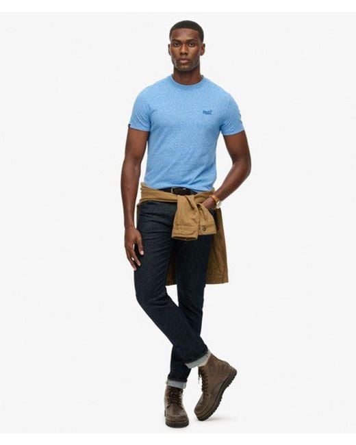 Superdry Blue & Co Essential Logo T-shirt for men