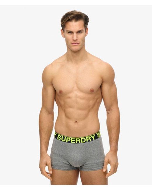 Superdry Triopak Slips in het Green voor heren