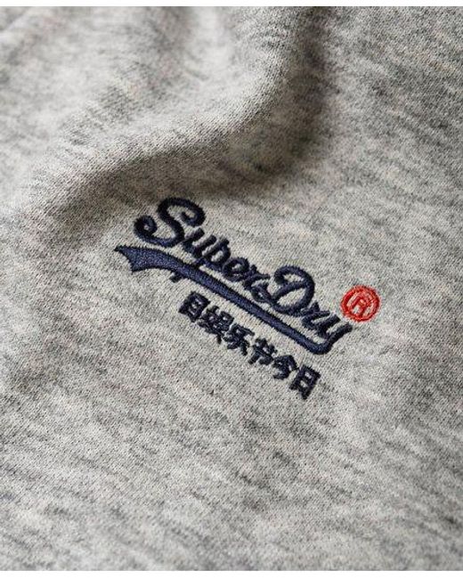 Superdry Gray Label Lite Zip Hoodie Track Grindle for men