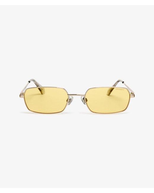 Superdry Metallic & Co Metal Rectangle Sunglasses