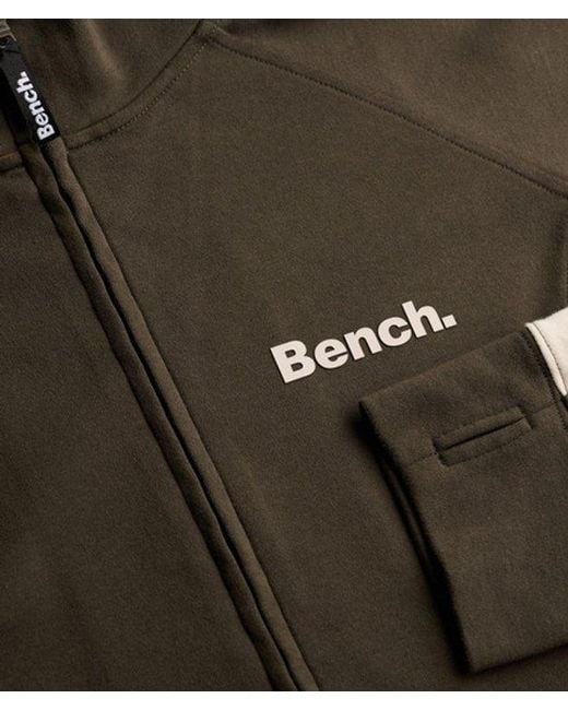 Superdry Black Bench X & Co Bench High Neck Contrast Track Top
