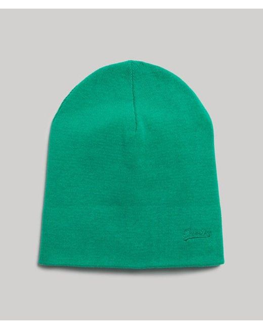 Superdry Green & Co Vintage Logo Beanie for men