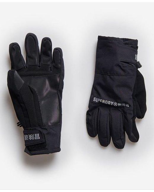 Superdry Black Sport Snow Gloves