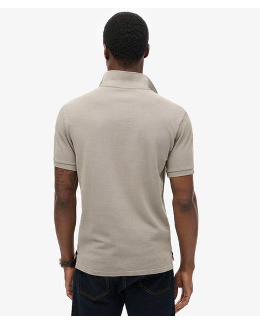 Superdry Gray & Co Vintage Destroy Polo Shirt for men