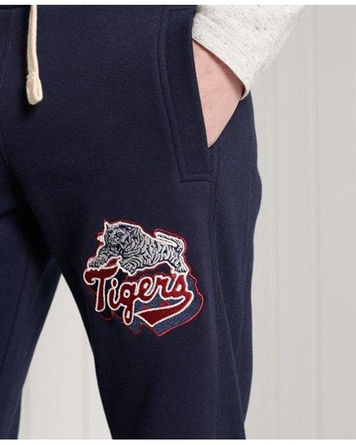 Superdry Blue Collegiate State Jogger Navy / Nautical Navy for men