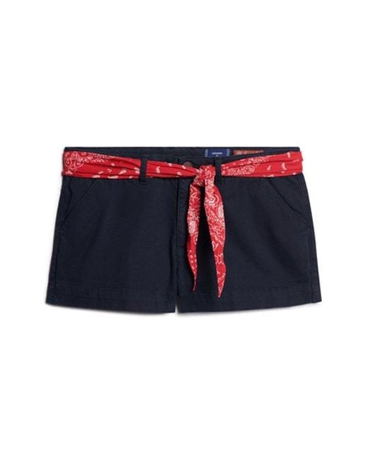 Superdry Blue Chino Hot Shorts