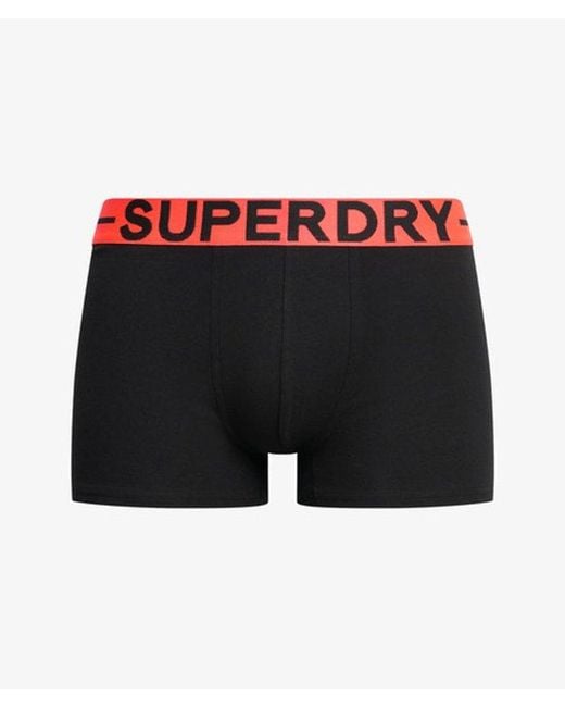 Superdry Triopak Slips in het White voor heren