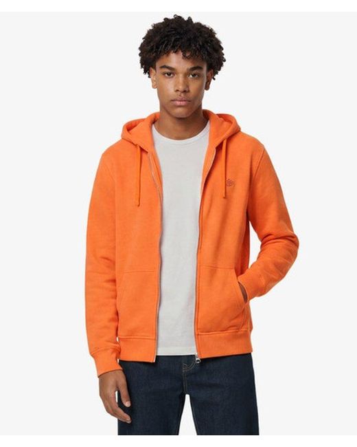 Superdry Orange & Co Essential Logo Zip Hoodie for men