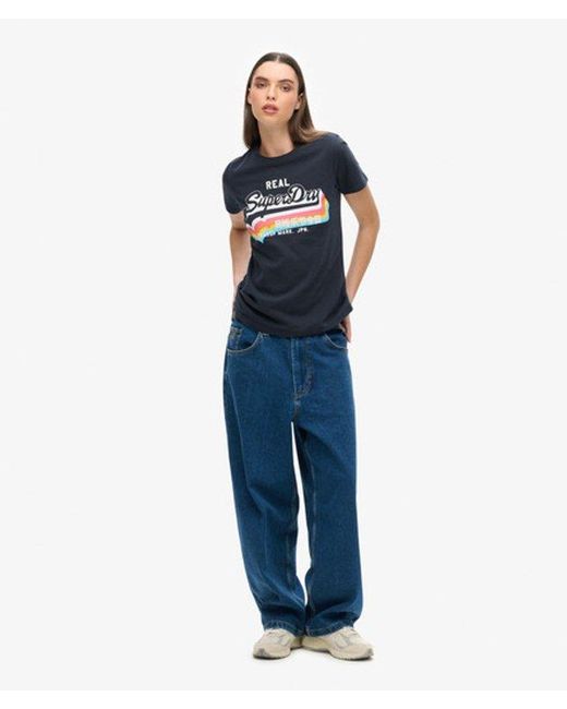 Superdry Blue & Co Vintage Logo T-shirt