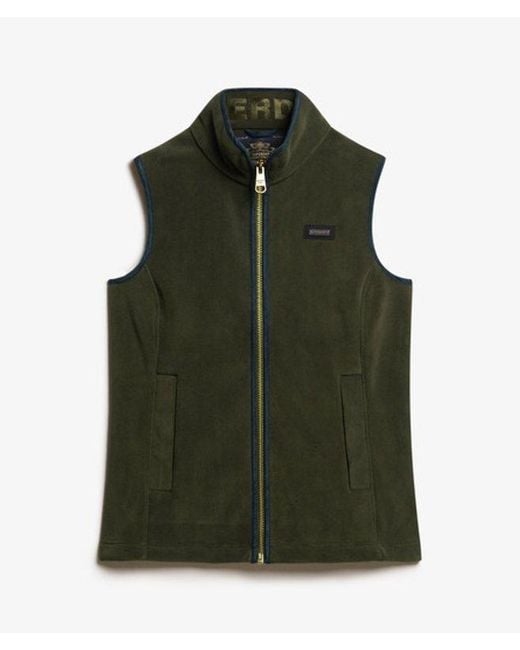 Superdry Green & Co Estate Fleece Gilet