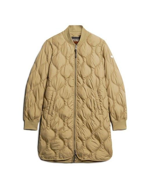 Superdry Green Studios Long Liner Coat