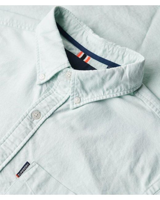Superdry White & Co Oxford Short Sleeve Shirt for men