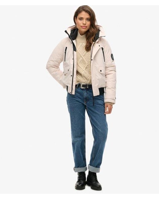 Superdry Natural City Padded Bomber Jacket