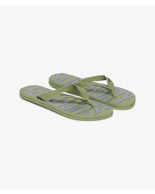Superdry Green & Co Vintage Flip Flops for men