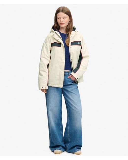 Superdry Natural Vintage Hooded Wind Jacket