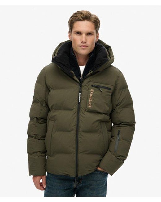 Homme Veste Matelassée Ski Sports Taille Superdry pour homme en coloris Green