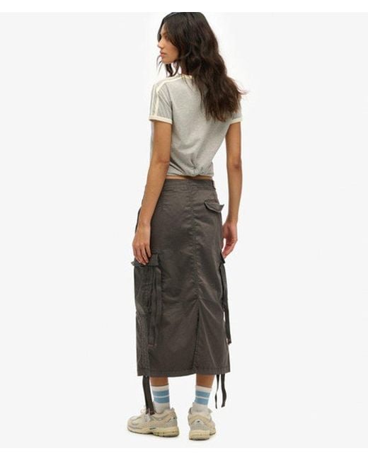 Superdry White & Co Cargo Midi Skirt