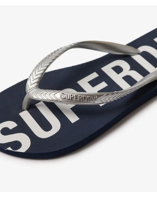 Superdry Blue Code Core Sport Flip Flops