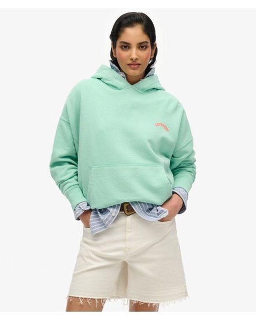 Superdry Green Essential Logo Hoodie
