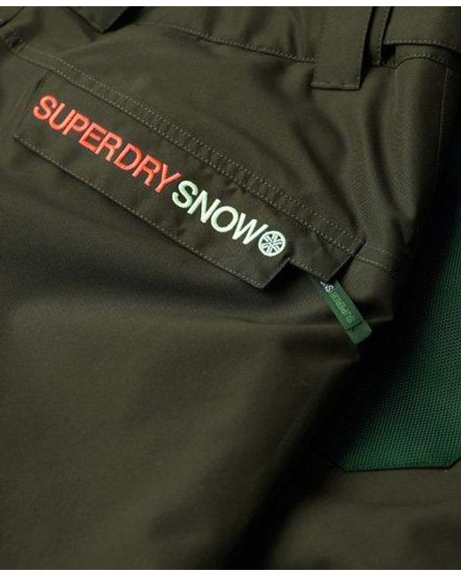 Superdry Green Sport Freestyle Core Ski Trousers for men