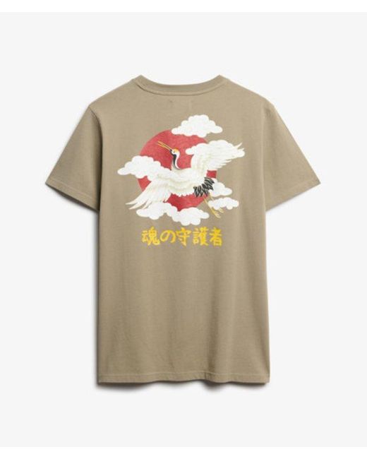 Superdry Green & Co Vintage Logo Tokyo Relaxed T-shirt for men
