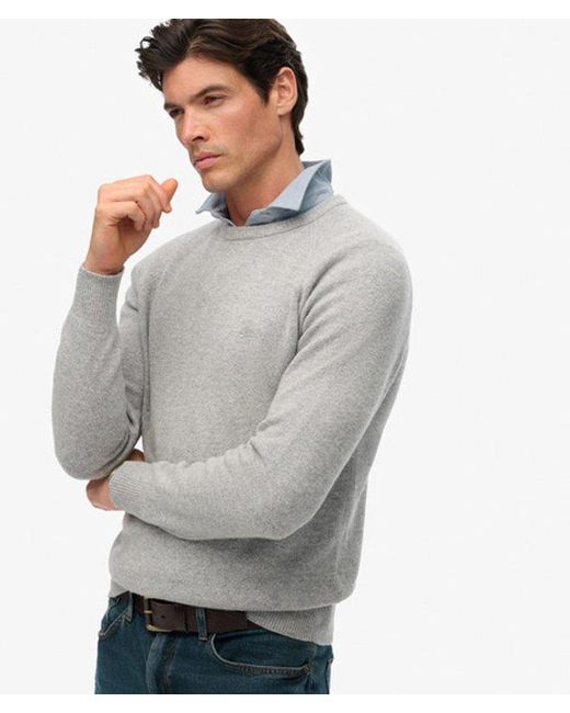Superdry Gray & Co Wool Blend Jumper for men