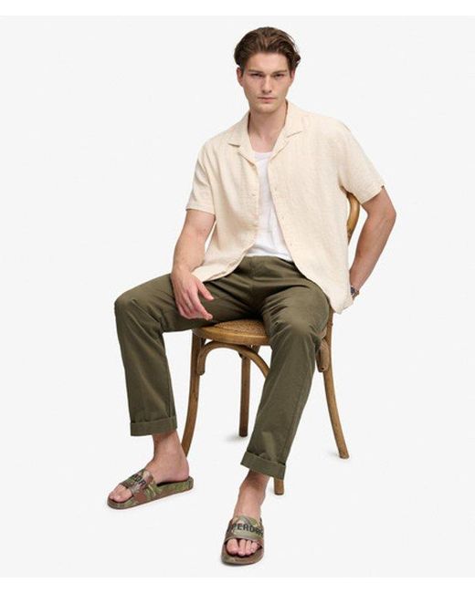 Superdry White & Co Camo Print Pool Sliders for men