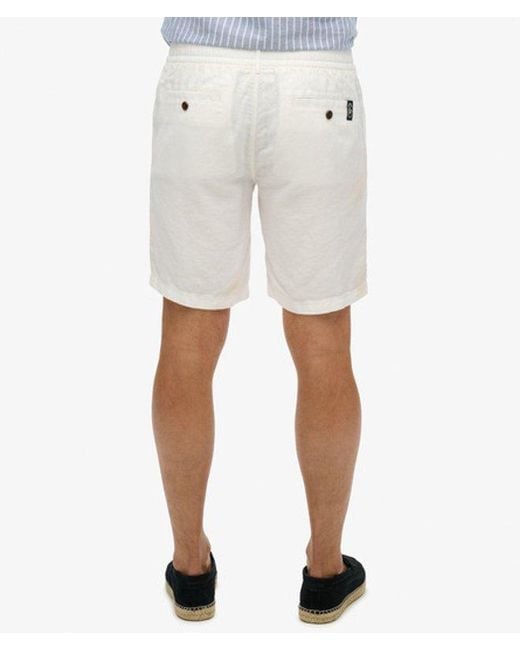Superdry Natural & Co The Merchant Store- Linen Shorts for men