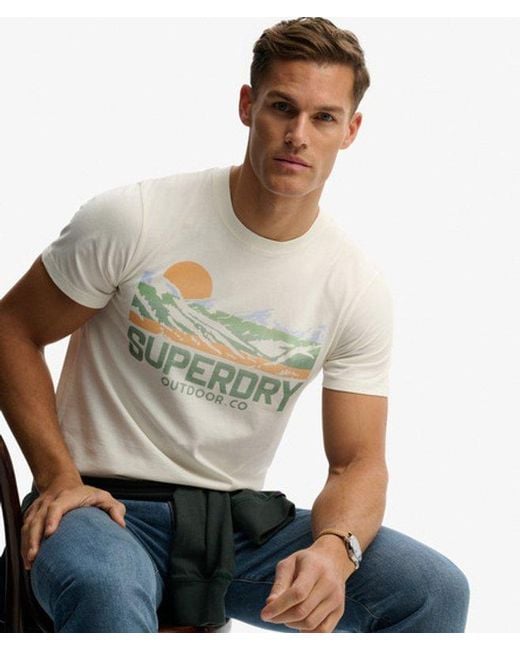 Superdry Natural & Co Outdoors Mountain Relaxed T-shirt for men