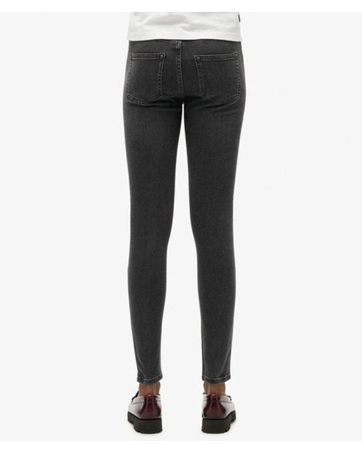 Superdry White & Co Cotton Vintage Mid Rise Skinny Jeans