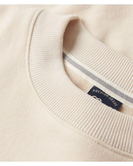 Superdry Essential Logo Sweatshirt Met Relaxed Fit in het Blue