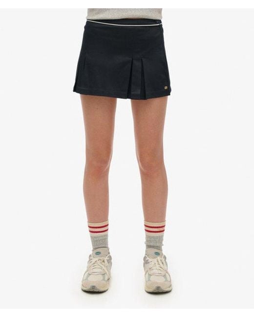 Superdry Tennisrok in het Blue