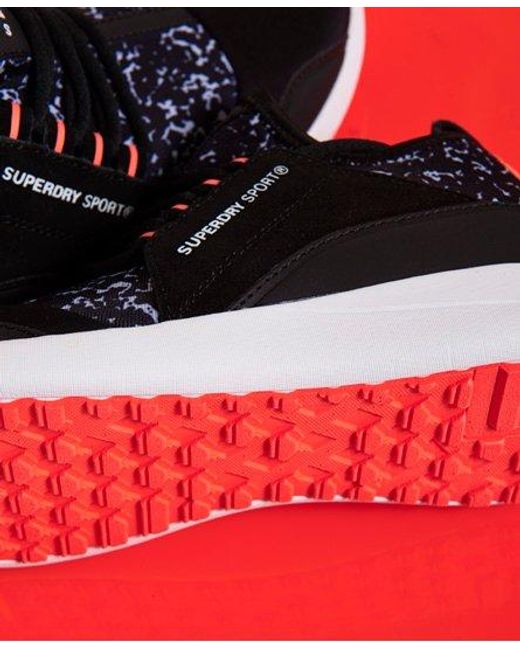 Superdry Metallic Sd Super Lite Runner Trainers /Hot Coral