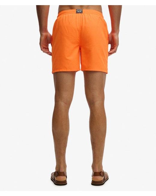 Superdry Orange & Co Essential 16-inch Swim Shorts for men
