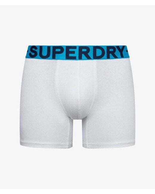 Superdry Blue Boxer Triple Pack for men