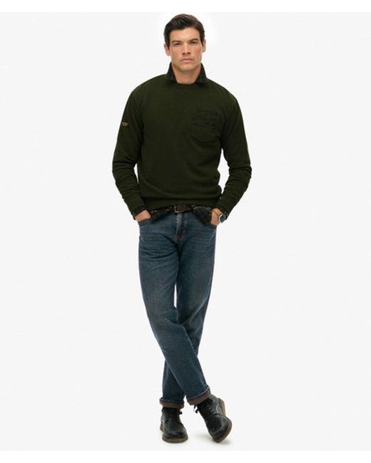 Superdry Green & Co Utility Loose Sweatshirt for men