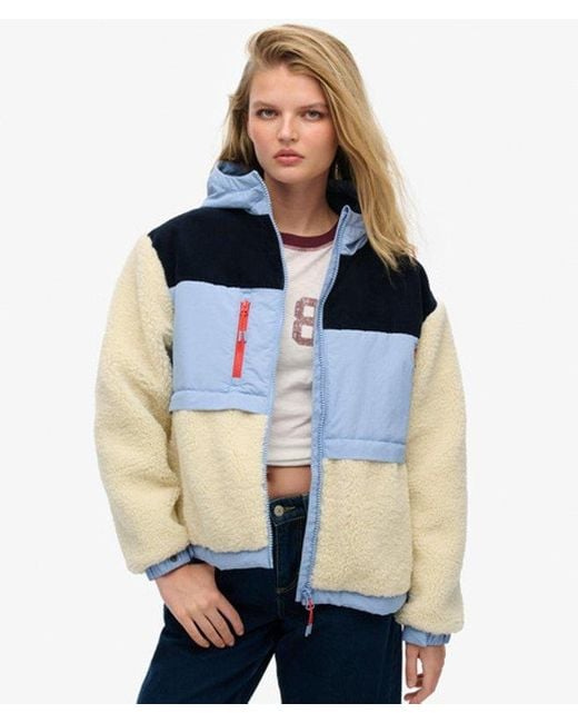 Superdry Blue & Co Hooded Fleece Jacket