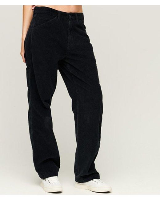Superdry Blue & Co Cord Carpenter Trousers