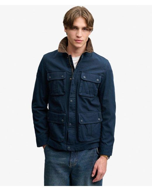 Superdry Blue & Co Preppy Burford Jacket for men