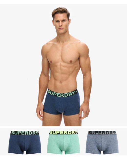 Superdry Blue & Co Trunk Triple Pack for men