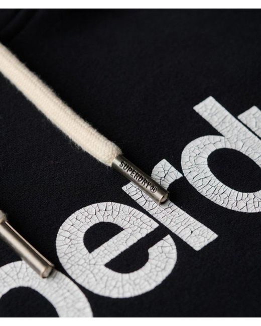 Superdry Black & Co Core Logo Hoodie for men