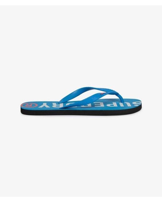 Superdry Blue & Co Core Essential Flip Flops for men