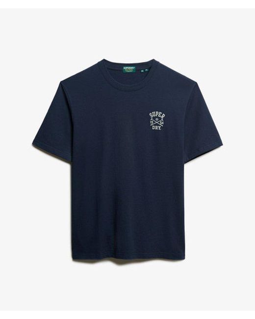 Superdry Blue & Co Athletic Club T-shirt for men