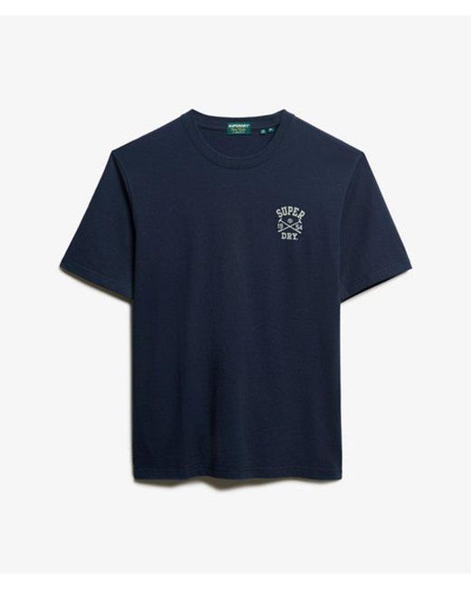 Superdry Blue & Co Athletic Club T-shirt for men