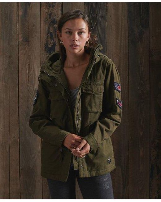 Superdry Bling Relaxed Rookie Parka Jacket, Camo Pattern - Lyst