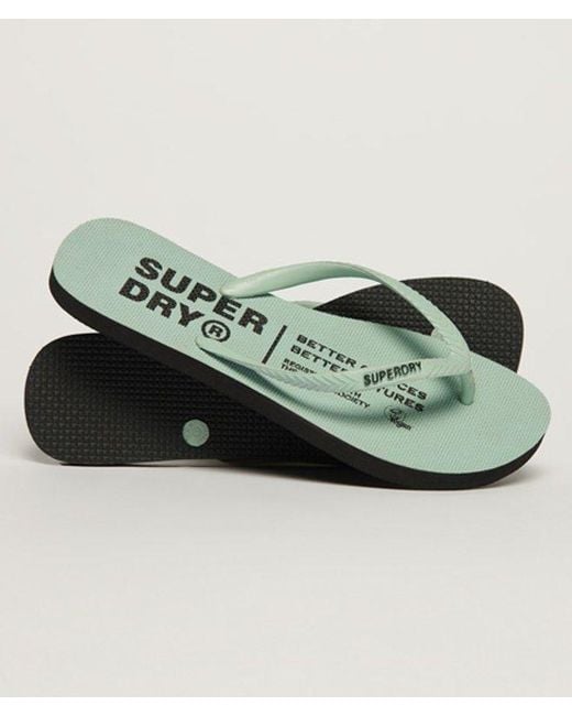 Superdry Green & Co Studios Flip Flops