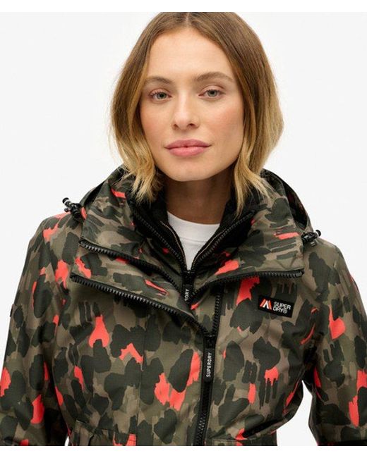 Superdry Blue & Co Hooded Mountain Windbreaker Jacket