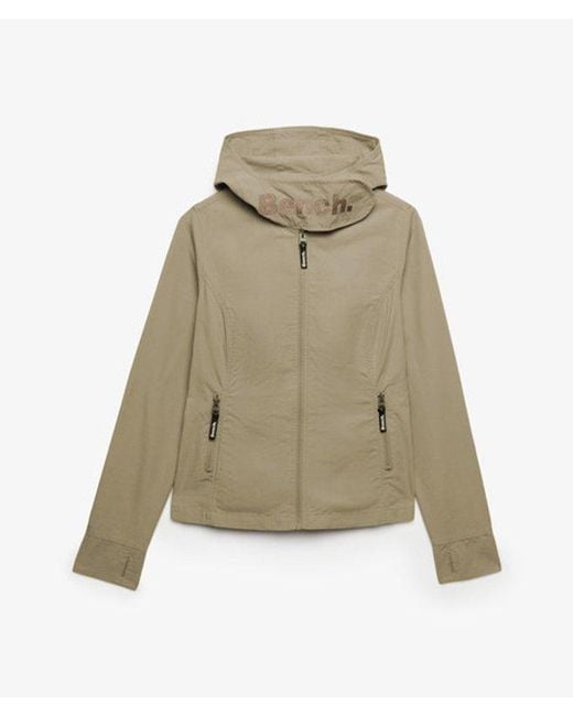 Superdry Green Bench X & Co Bench Hooded Funnel Neck Ripstop Jacket